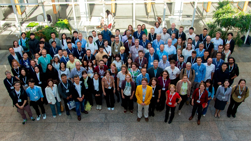 Group photo in the Atrium. Unfortunately, some participants are missing due to discussions after a wonderful keynote.